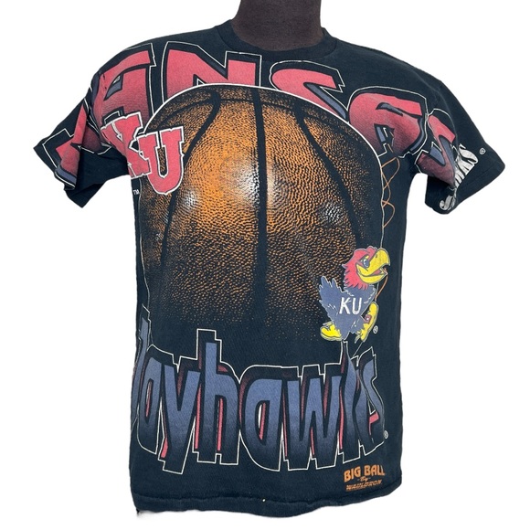 Other - Vtg University of Kansas KU Jayhawks Basketball NCAA College Hoops Shirt Large
